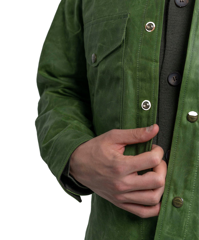 MANIFATTURA CECCARELLI FORLITALY - OVERSHIRT LIGHT VERDE
