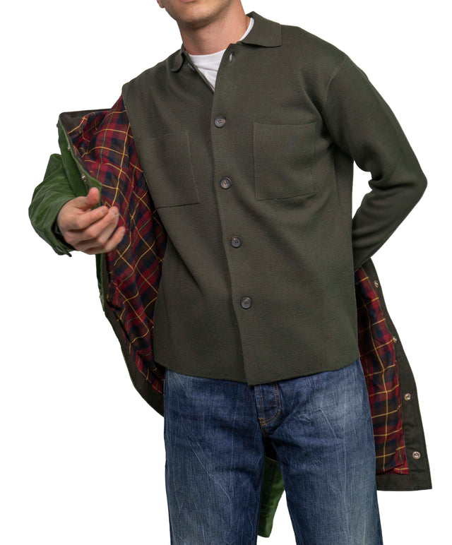 MANIFATTURA CECCARELLI FORLITALY - OVERSHIRT LIGHT VERDE