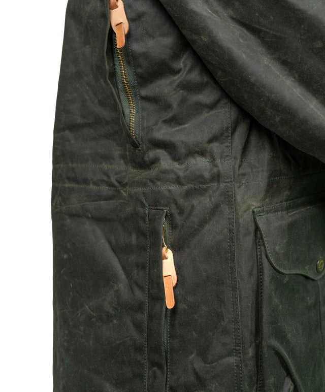 MANIFATTURA CECCARELLI FORLITALY - PARKA PARAFINATO VERDE INGLESE