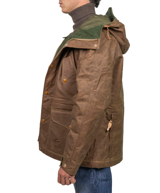 MANIFATTURA CECCARELLI FORLITALY - PARKA PARAFINATO MARRONE