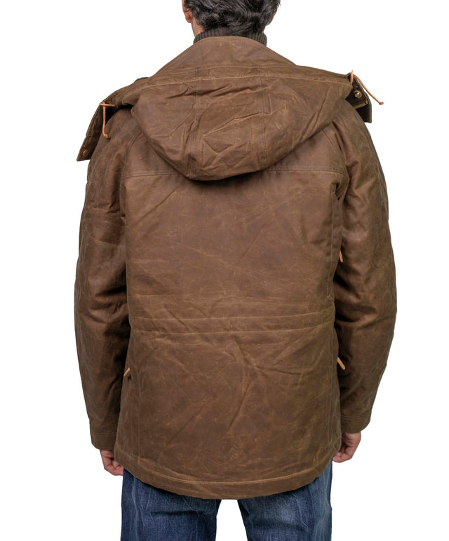 MANIFATTURA CECCARELLI FORLITALY - PARKA PARAFINATO MARRONE