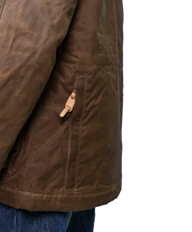 MANIFATTURA CECCARELLI FORLITALY - PARKA PARAFINATO MARRONE