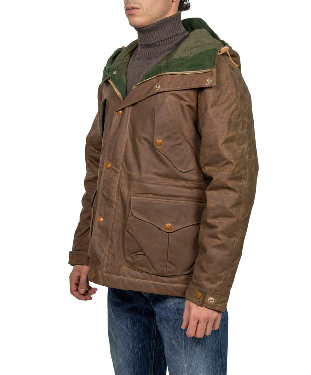 MANIFATTURA CECCARELLI FORLITALY - PARKA PARAFINATO MARRONE
