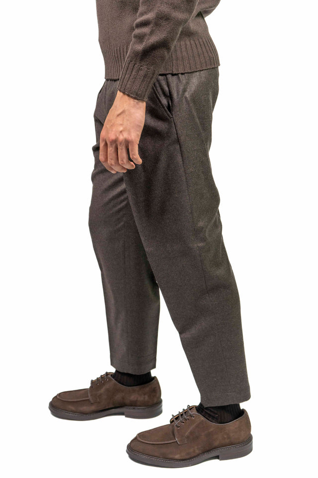 PANTALONE BRIGLIA 1949 RACCONTA LA SARTORIA - Flanellina Pettinata blu