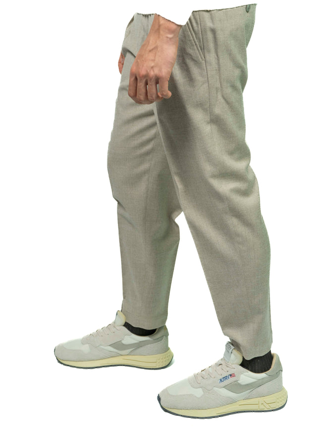 PANTALONE BRIGLIA 1949 RACCONTA LA SARTORIA - Flanellina Pettinata Ghiaccio