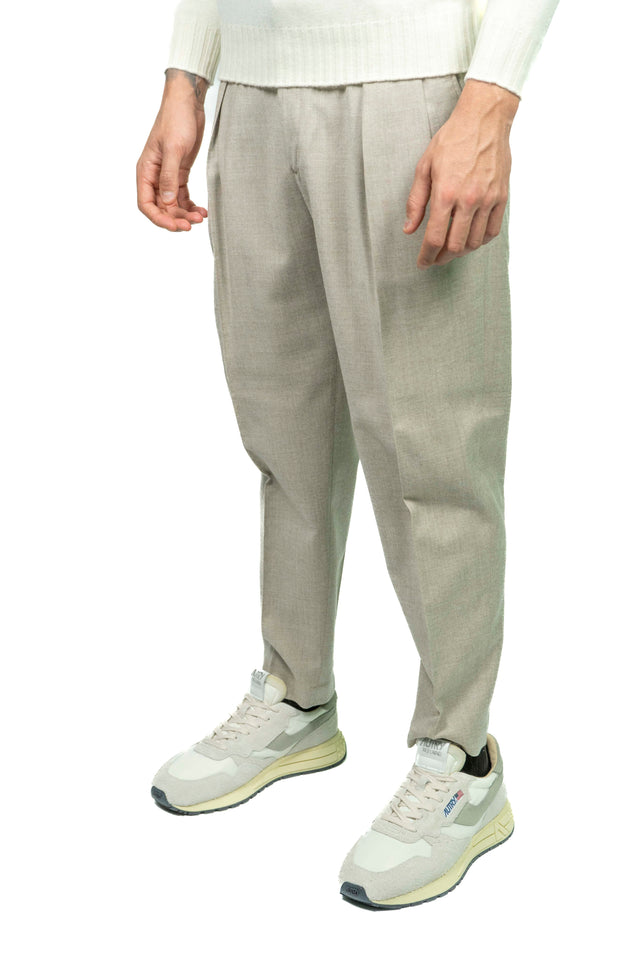 PANTALONE BRIGLIA 1949 RACCONTA LA SARTORIA - Flanellina Pettinata Ghiaccio