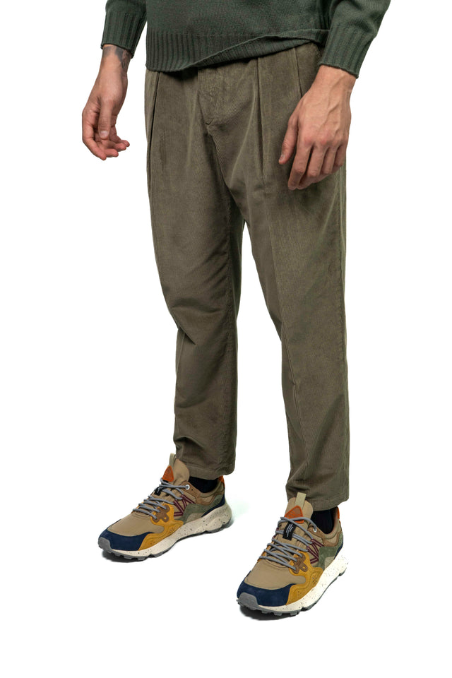 PANTALONE BRIGLIA 1949 RACCONTA LA SARTORIA - Velluto Beige ch.