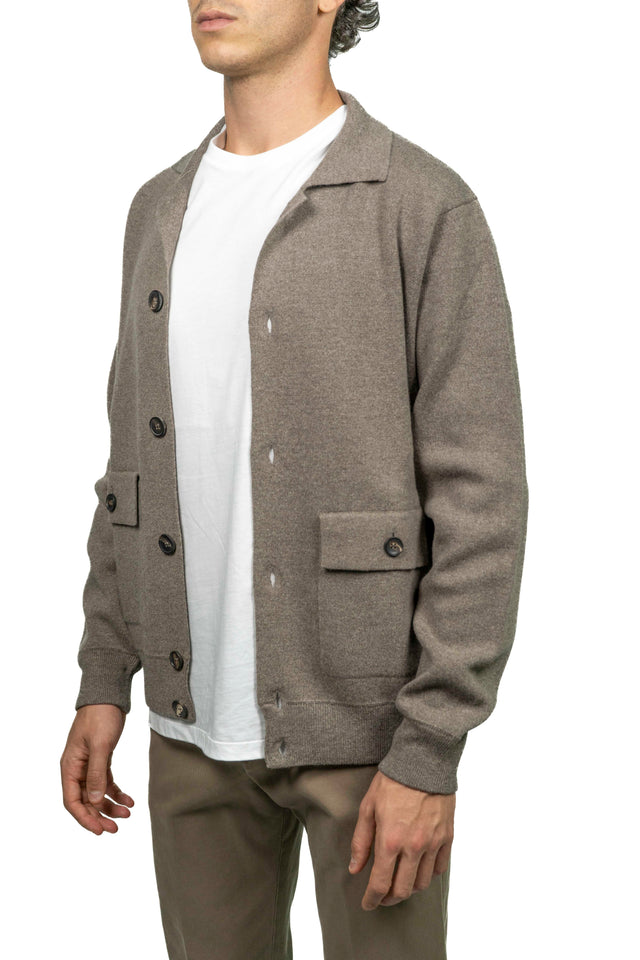 Filippo De Laurentiis - (Cardigan) Giacca Lana Cachemire Beige ch.