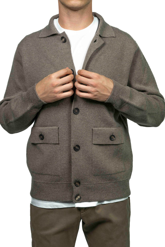 Filippo De Laurentiis - (Cardigan) Giacca Lana Cachemire Beige ch.