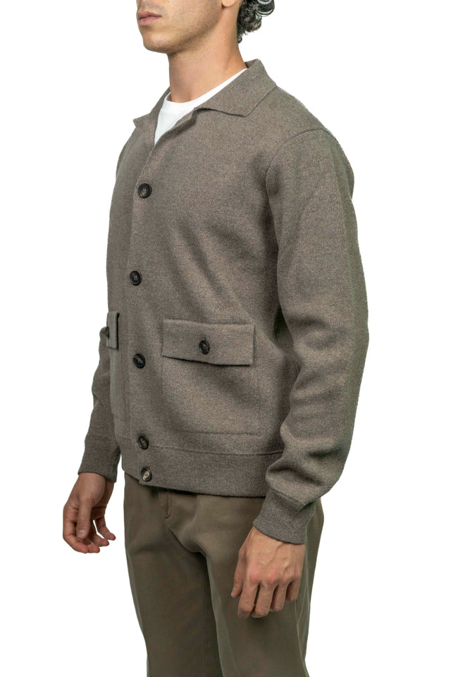 Filippo De Laurentiis - (Cardigan) Giacca Lana Cachemire Beige ch.