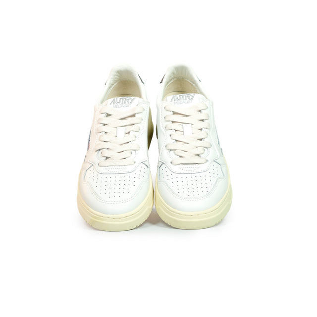 Sneakers Autry - Medalist Low in pelle (bianco e marrone)