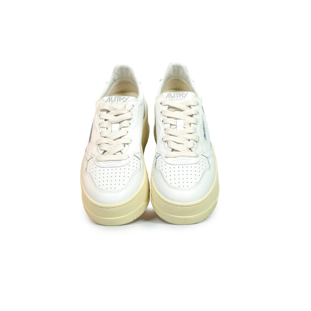 Sneakers Autry - Medalist Platform in pelle (bianca)