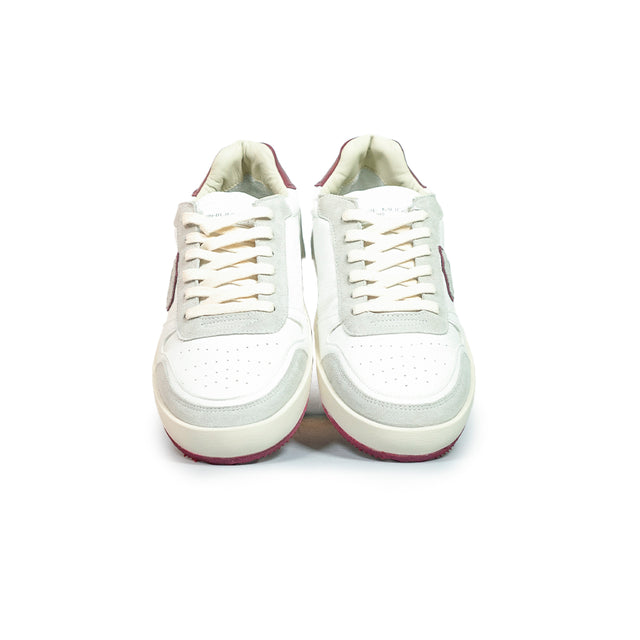 Sneakers Philippe Model - Nice Low West (bianco e bordeaux)