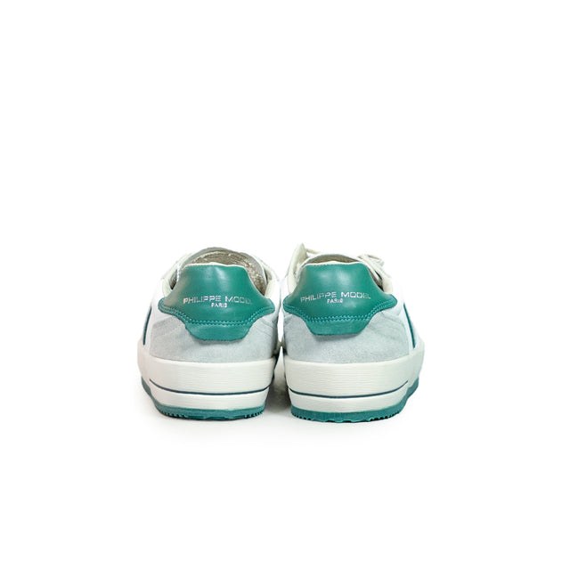 Sneakers Philippe Model - Nice Low West (bianco e verde)