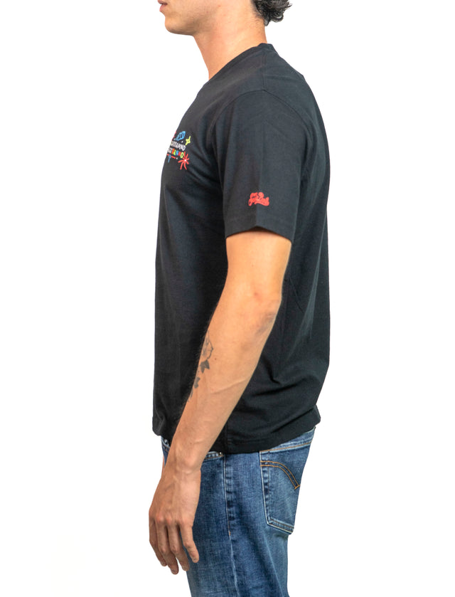 T-shirt Saint Barth - A CAPODANNO FACCIO DANNO | EDIZIONE SPECIALE INSULTI LUMINOSI