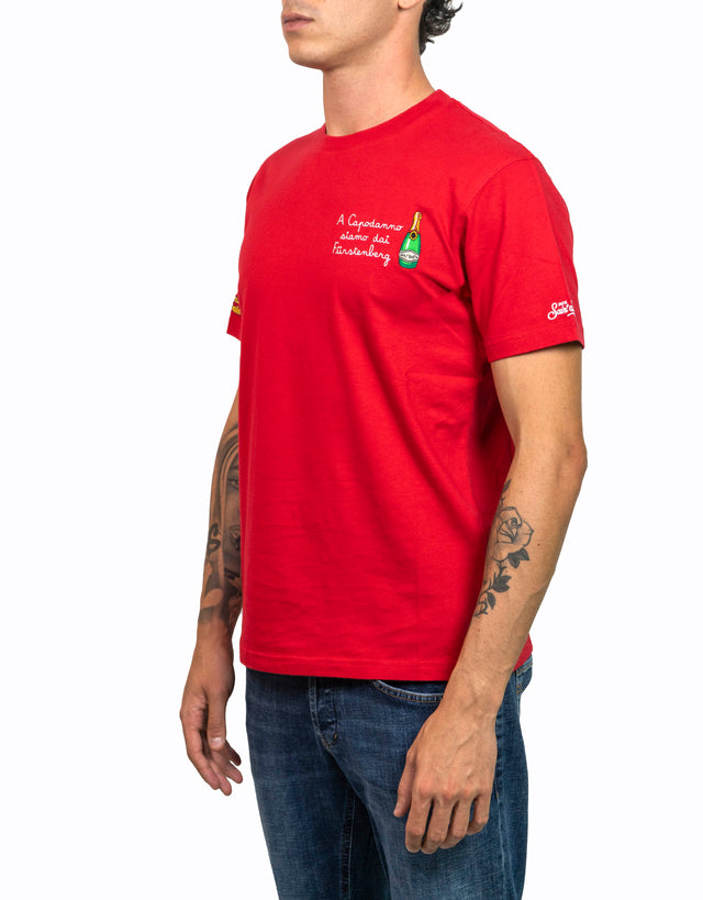 T-shirt Saint Barth - A CAPODANNO SIAMO DAI FÜSTERNBERG | EDIZIONE SPECIALE INSULTI LUMINOSI