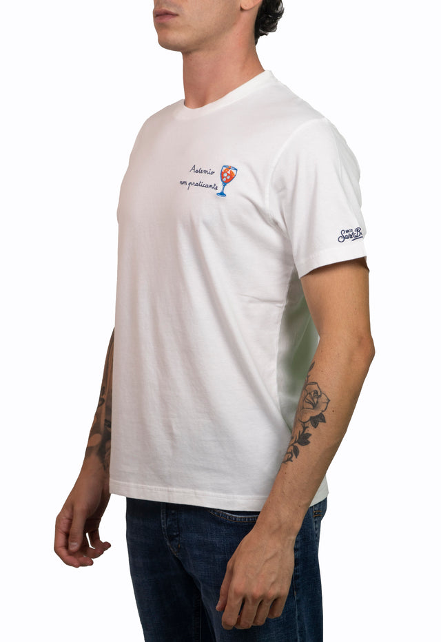 T-shirt Saint Barth - ASTEMIO NON PRATICANTE | EDIZIONE SPECIALE INSULTI LUMINOSI