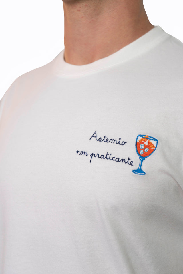 T-shirt Saint Barth - ASTEMIO NON PRATICANTE | EDIZIONE SPECIALE INSULTI LUMINOSI