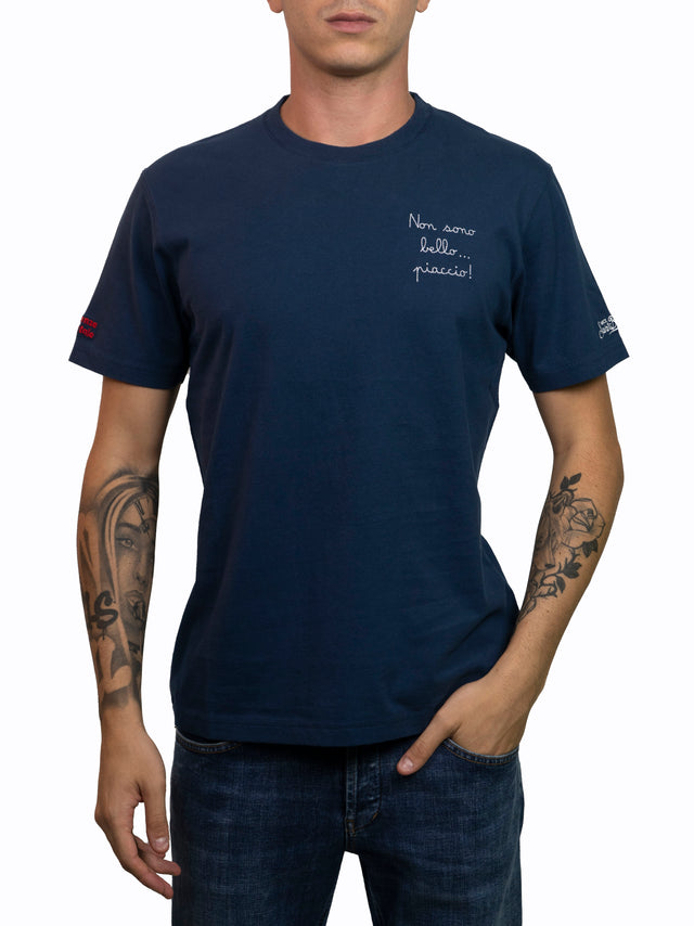 T-shirt Saint Barth - NON SONO BELLO, PIACCIO | EDIZIONE SPECIALE INSULTI LUMINOSI