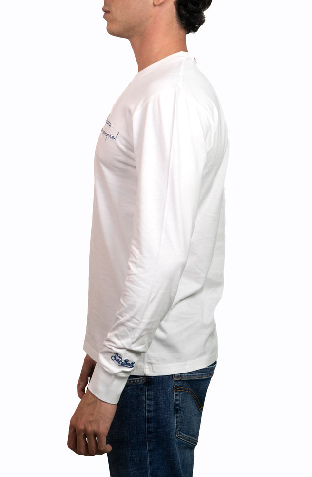 T-shirt maniche lunghe Saint Barth - NEGARE, NEGARE SEMPRE! | EDIZIONE SPECIALE INSULTI LUMINOSI