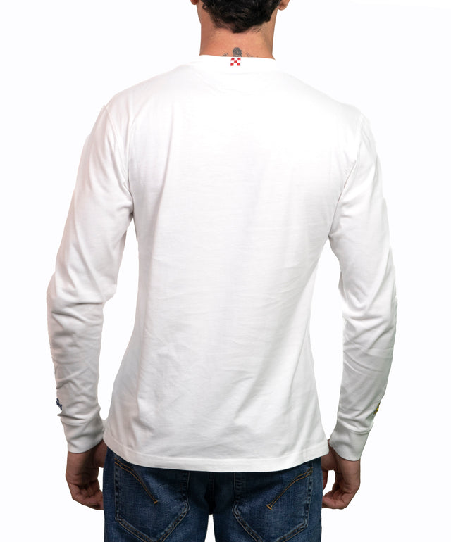 T-shirt maniche lunghe Saint Barth - NEGARE, NEGARE SEMPRE! | EDIZIONE SPECIALE INSULTI LUMINOSI