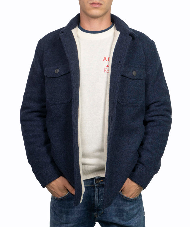 Giacca Saint Barth Sherpa classic blu