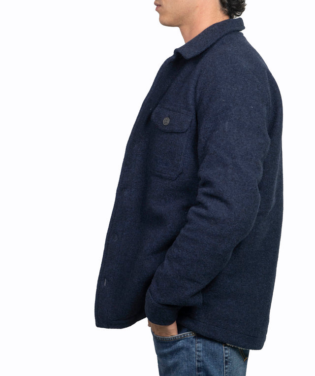 Giacca Saint Barth Sherpa classic blu