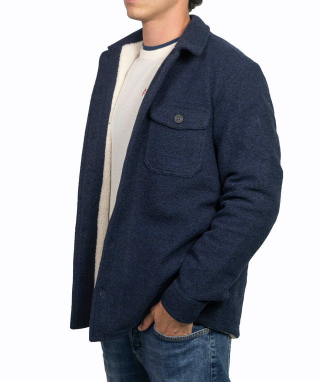 Giacca Saint Barth Sherpa classic blu
