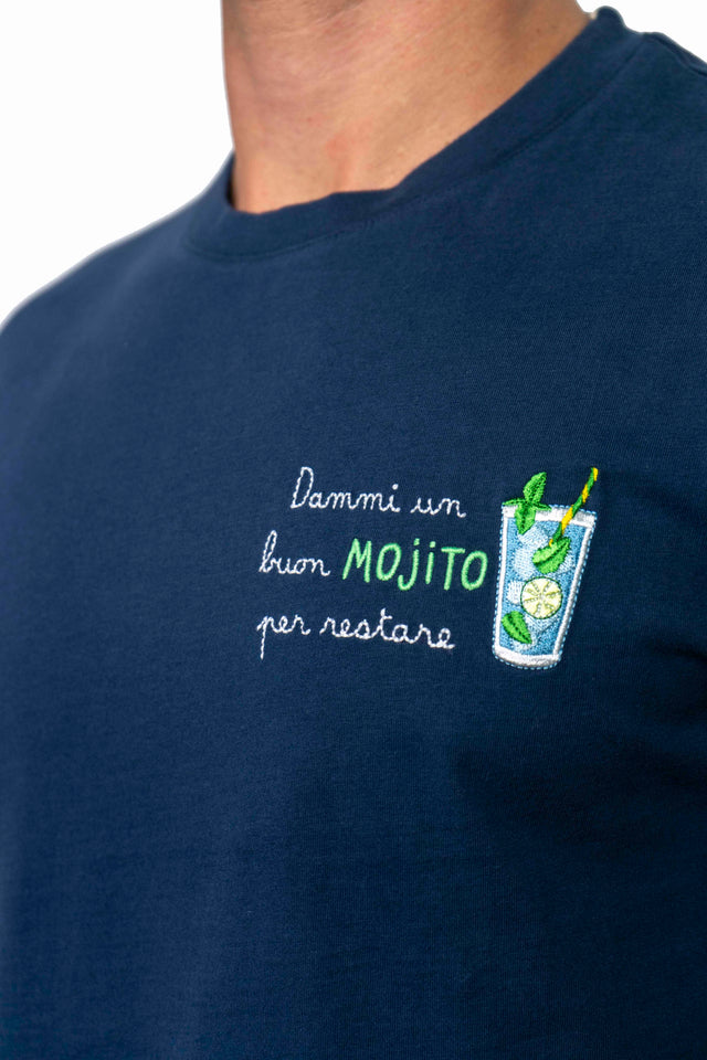 T-shirt Saint Barth - DAMMI UN BUON MOJITO PER RESTARE | EDIZIONE SPECIALE INSULTI LUMINOSI