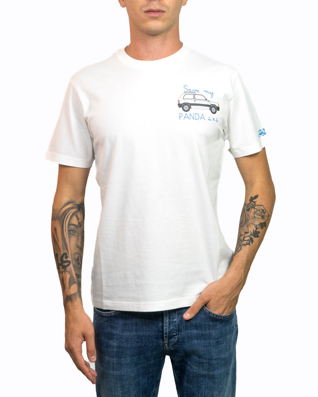 T-shirt Saint Barth - SAVE MY PANDA 4x4 | EDIZIONE SPECIALE PANDA