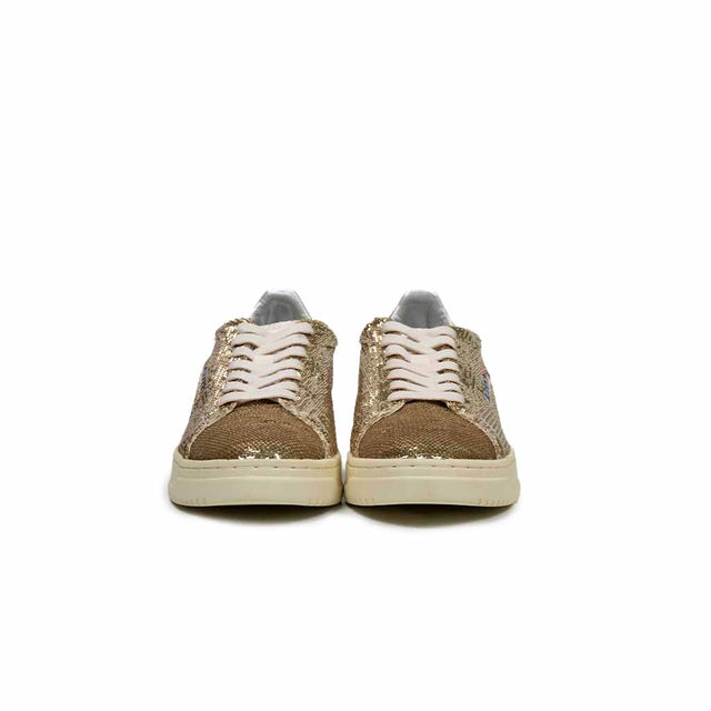 Sneaker Autry - Dallas low wom glitter oro