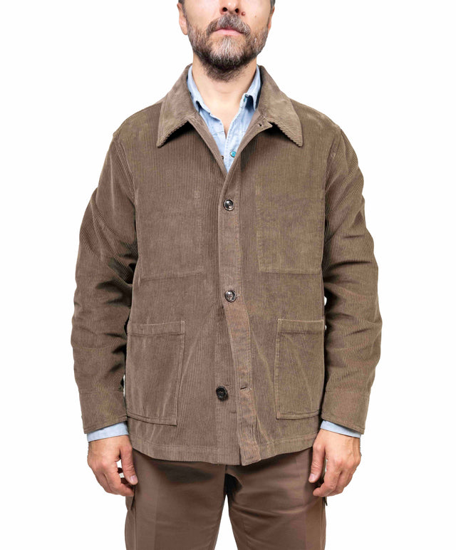 Giacca Cruna velluto - Beige