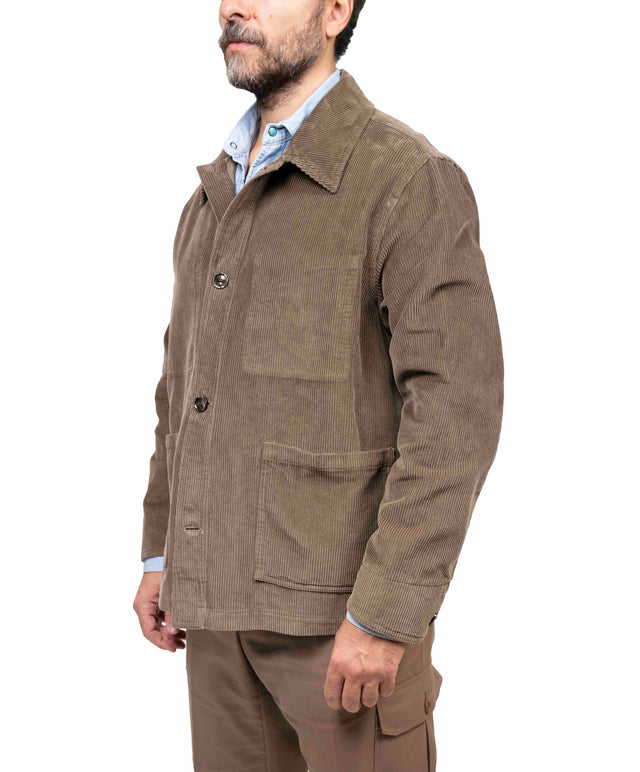 Giacca Cruna velluto - Beige