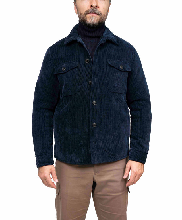 Giaccone Saint Barth - Work velluto Blu