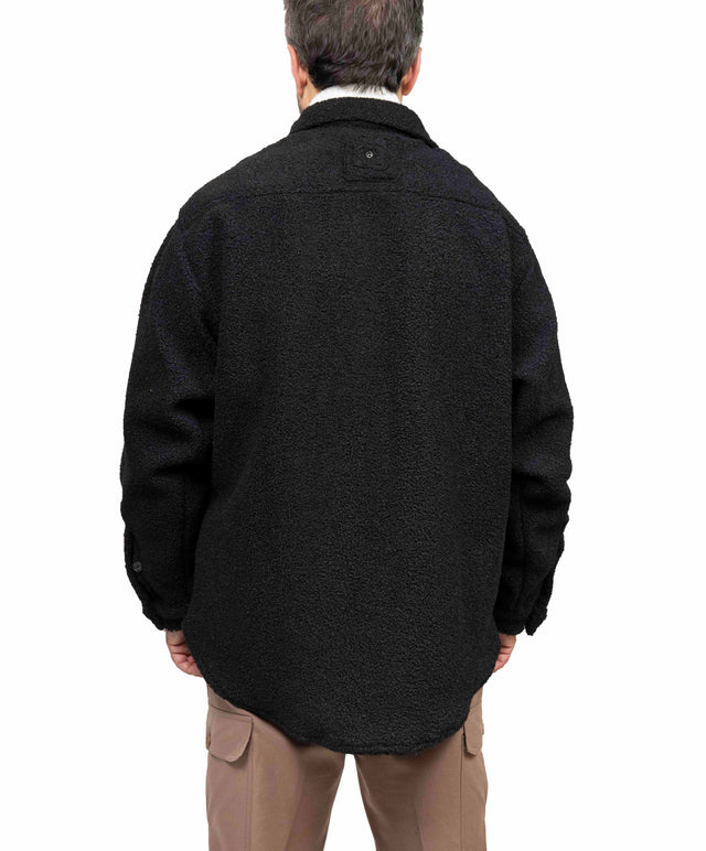 Overshirt Whitesand - nero