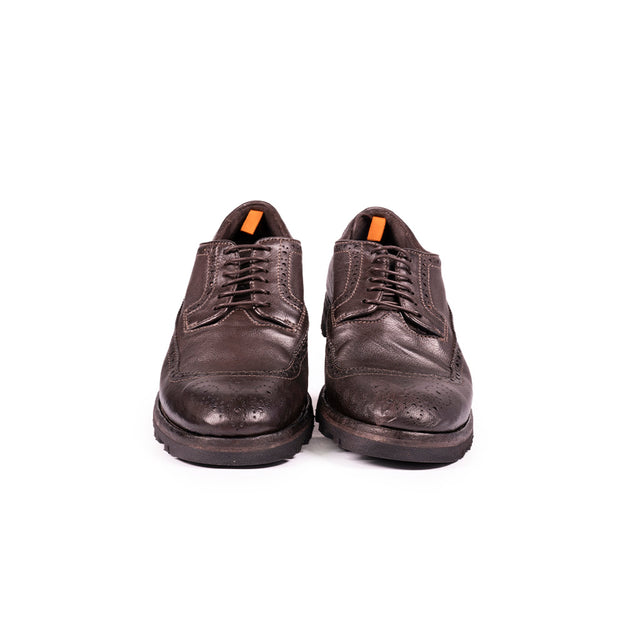 Openclosedshoes - Bufalo old scott- Marrone scuro - ebano