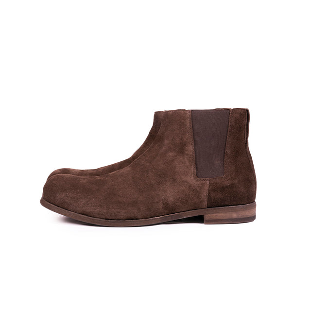 Openclosedshoes - Shelsey Scamosciato Gluck  - marrone scuro