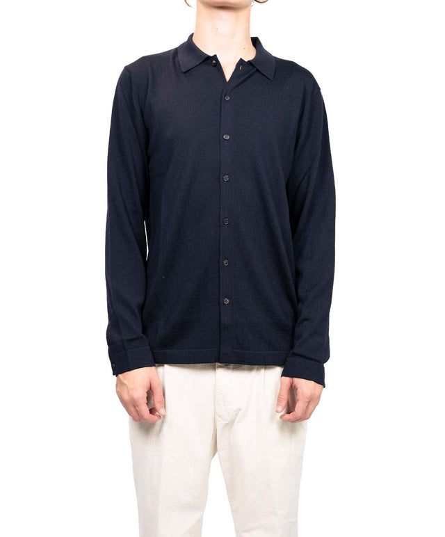 Zanone - Polo Camicia Polo Camicia merinos blu