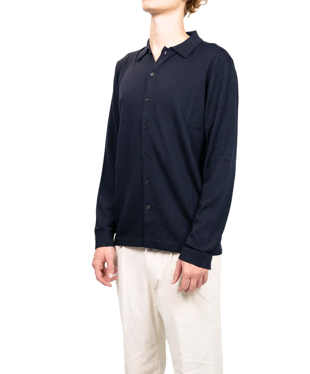 Zanone - Polo Camicia Polo Camicia merinos blu