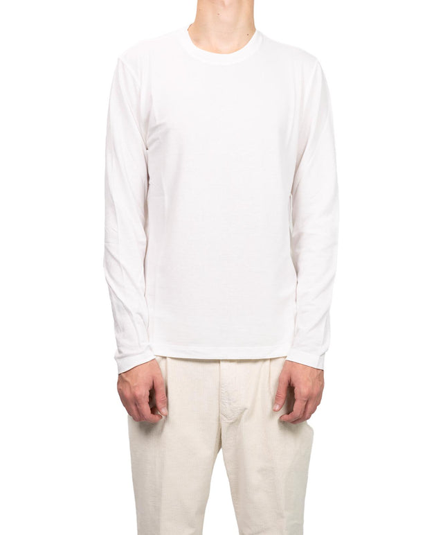 Zanone - T-shirt a maniche lunghe ice cotton bianco