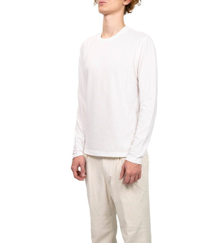 Zanone - T-shirt a maniche lunghe ice cotton bianco