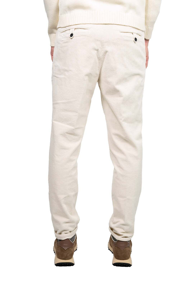 Incotex Slacks -  velluto bianco