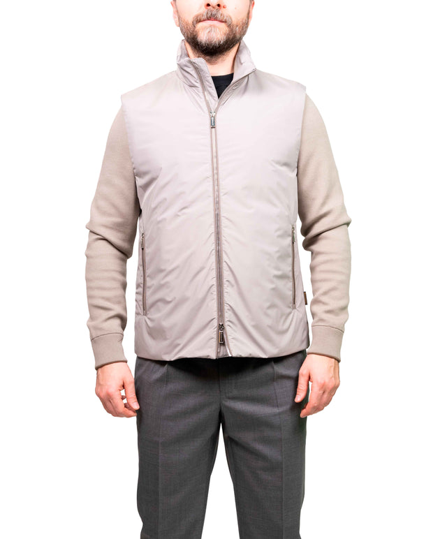 Bomber Moorer Gilet + maniche staccabili ghiaccio marmo