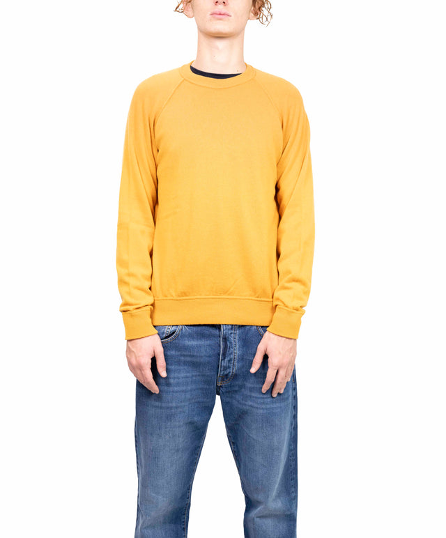 Riviera Cashmere - Felpa Cashmere giallo ocra