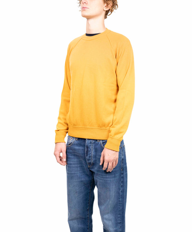 Riviera Cashmere - Felpa Cashmere giallo ocra