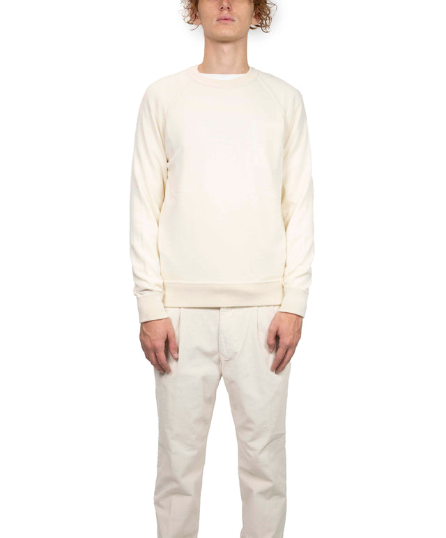 Riviera Cashmere - Felpa Cashmere bianco panna