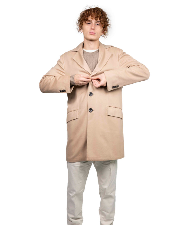 Kiton - Cappotto Cashmere beige chiaro