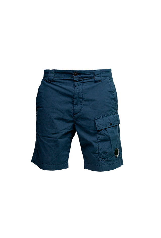 C.P COMPANY - bermuda in tela blu