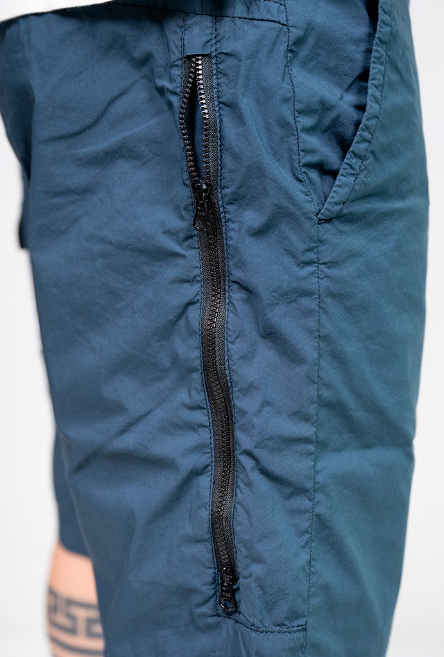 C.P COMPANY - bermuda in tela blu
