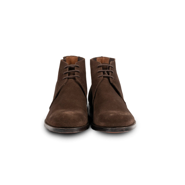 Crockett & Jones - Dark Brown Suede - Chukka